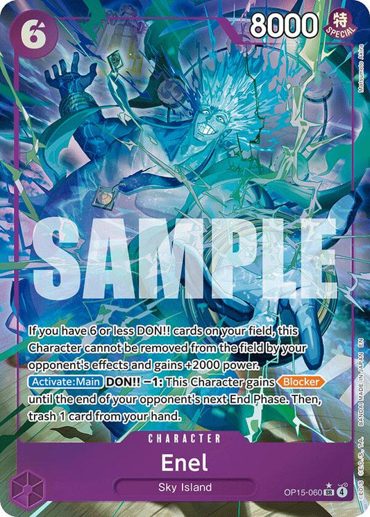 One Piece Card Game: Enel (OP15-060) (Alternate Art) card image