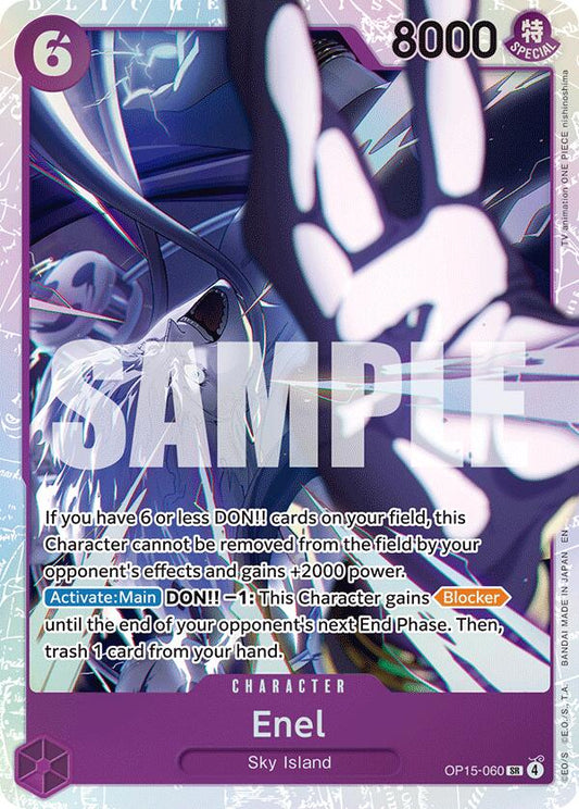One Piece Card Game: Enel (OP15-060) card image