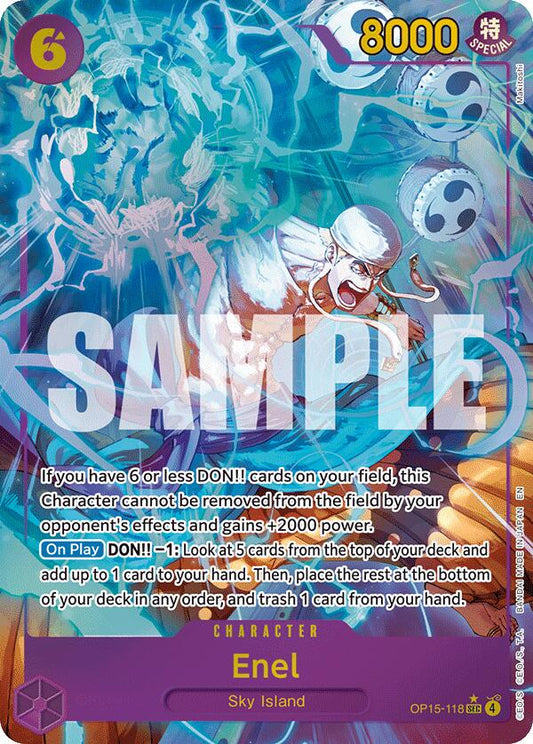One Piece Card Game: Enel (OP15-118) (Alternate Art) card image