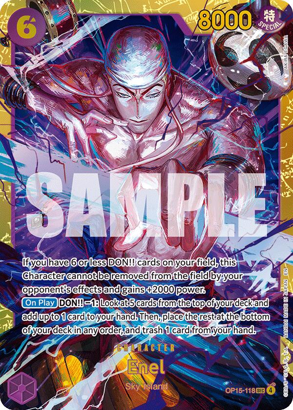 One Piece Card Game: Enel (OP15-118) card image