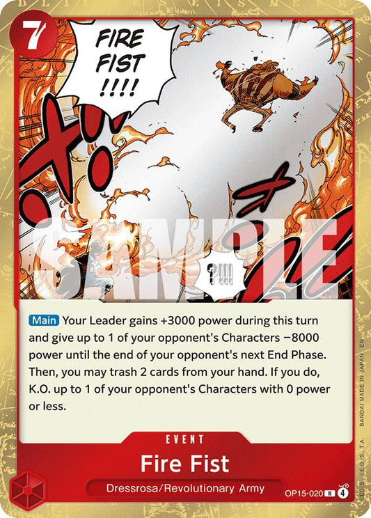 One Piece Card Game: Fire Fist card image