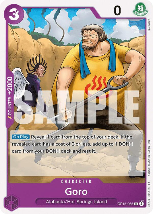 One Piece Card Game: Goro card image