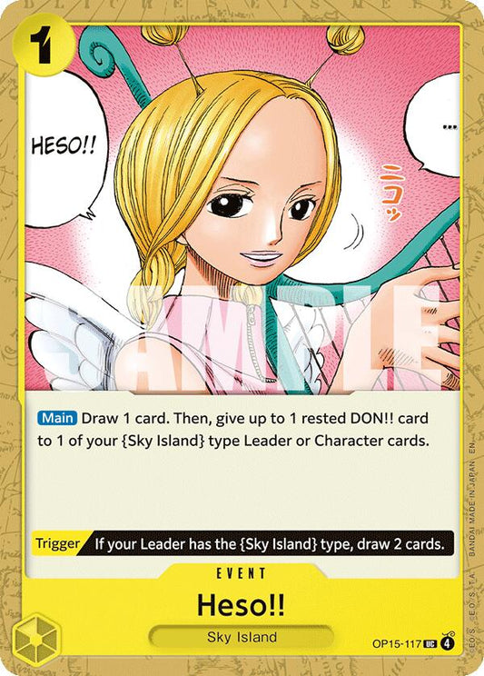 One Piece Card Game: Heso!! card image