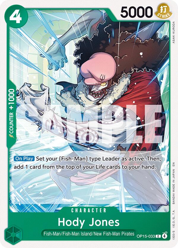 One Piece Card Game: Hody Jones card image