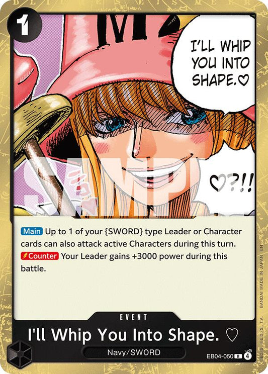 One Piece Card Game: I'll Whip You Into Shape. card image
