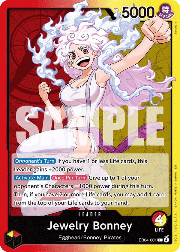 One Piece Card Game: Jewelry Bonney (EB04-001) card image