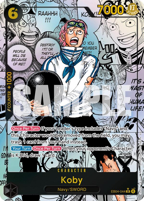 One Piece Card Game: Koby (EB04-044) (Manga) card image