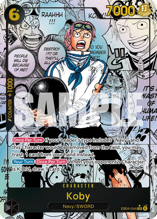 One Piece Card Game: Koby (EB04-044) (Manga) card image