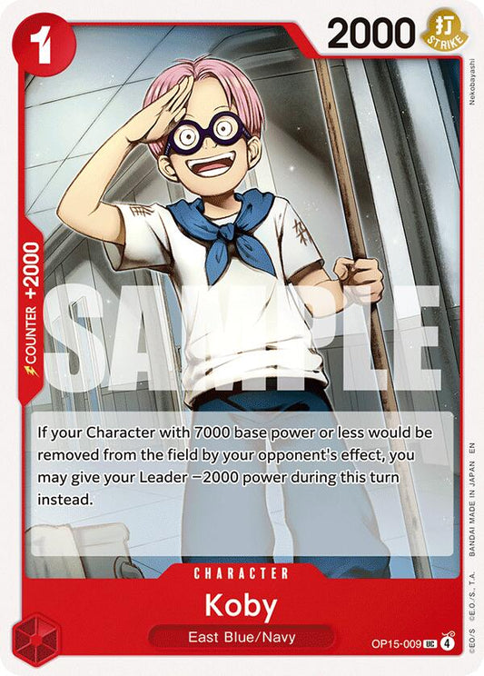 One Piece Card Game: Koby (OP15-009) card image