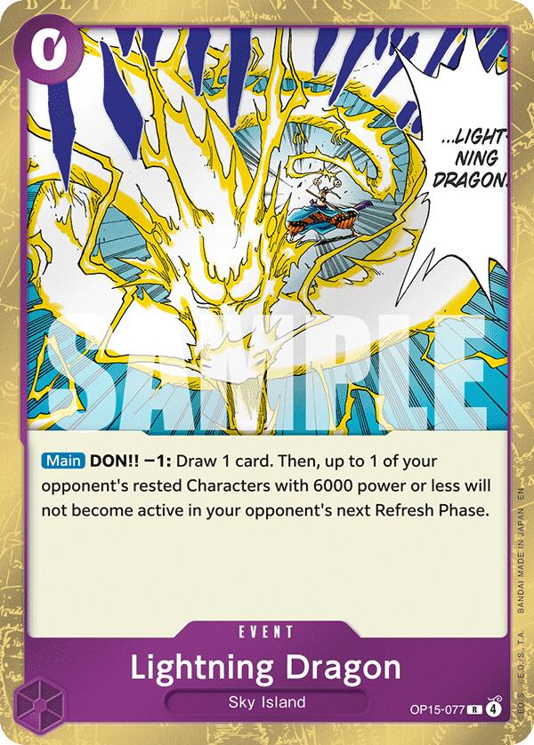 One Piece Card Game: Lightning Dragon card image