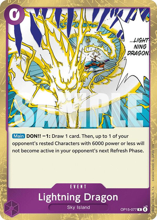 One Piece Card Game: Lightning Dragon card image