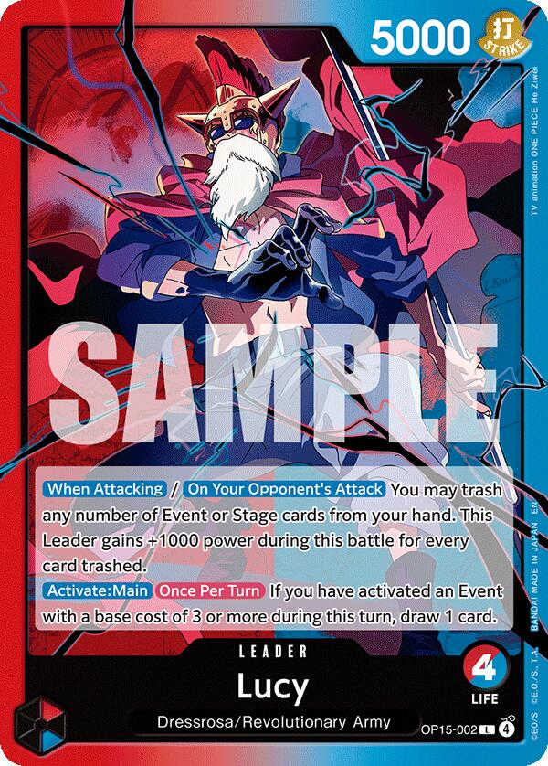 One Piece Card Game: Lucy card image
