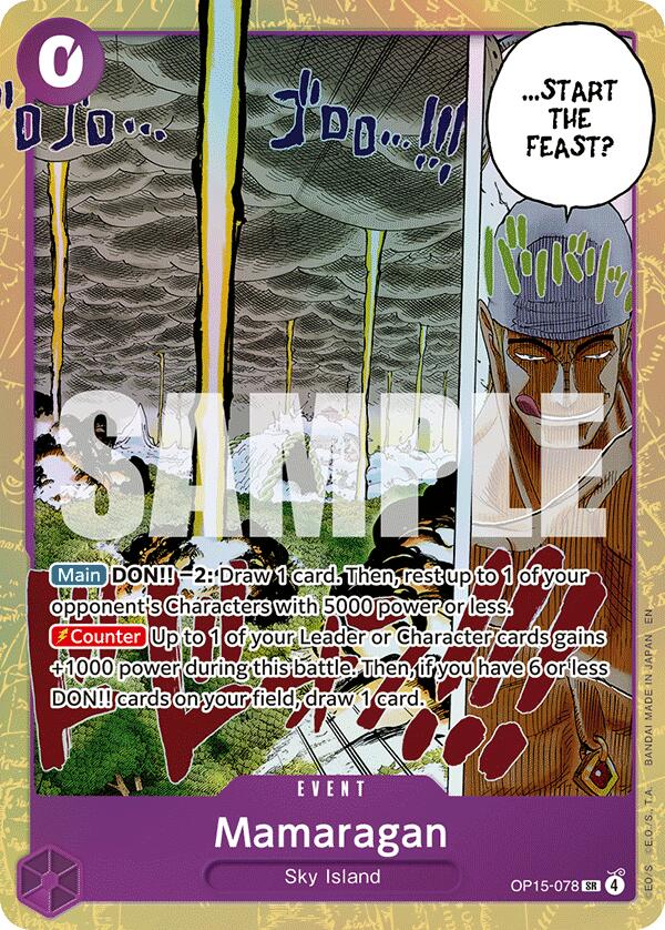 One Piece Card Game: Mamaragan card image