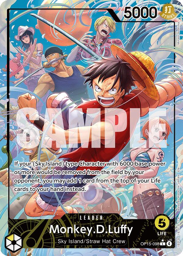 One Piece Card Game: Monkey.D.Luffy (OP15-098) (Alternate Art) card image
