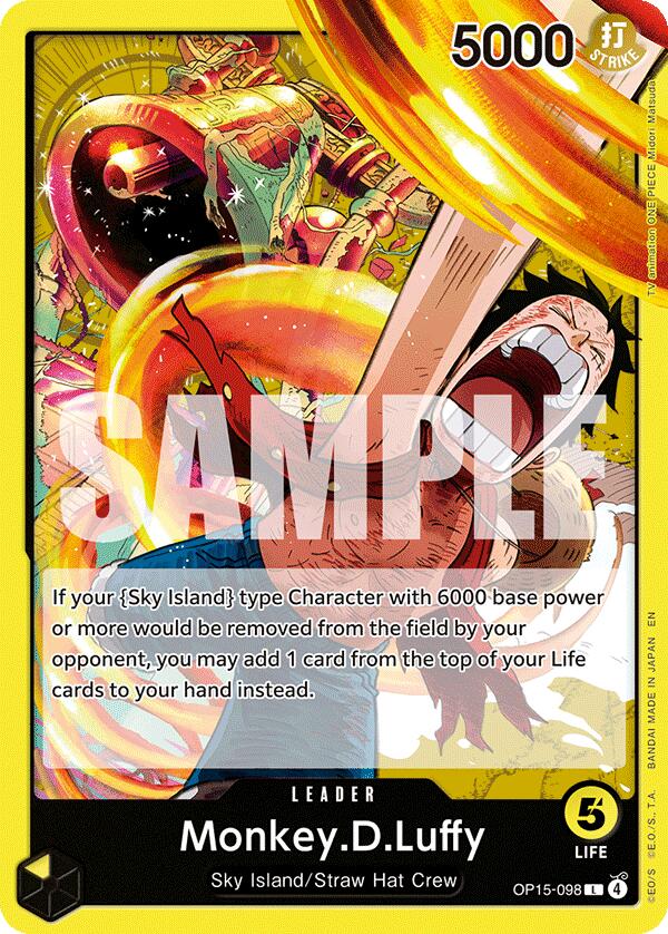 One Piece Card Game: Monkey.D.Luffy (OP15-098) card image