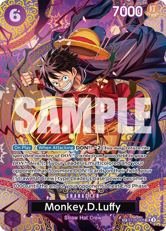 One Piece Card Game: Monkey.D.Luffy (SP) card image