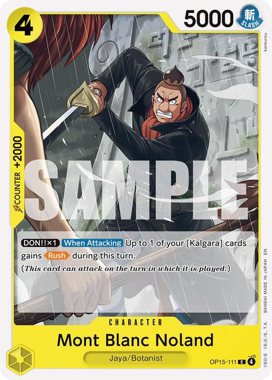 One Piece Card Game: Mont Blanc Noland card image