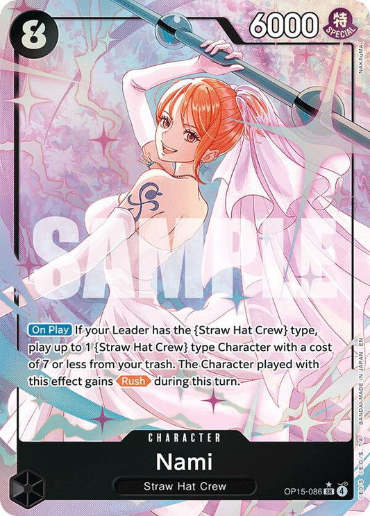 One Piece Card Game: Nami (OP15-086) (Alternate Art) card image