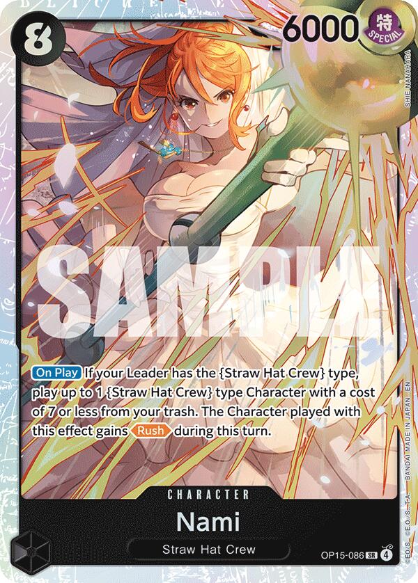 One Piece Card Game: Nami (OP15-086) card image