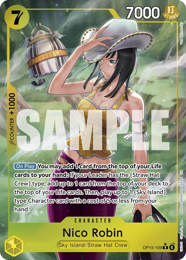 One Piece Card Game: Nico Robin (OP15-109) (Alternate Art) card image
