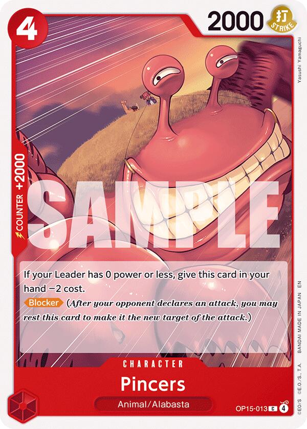 One Piece Card Game: Pincers card image