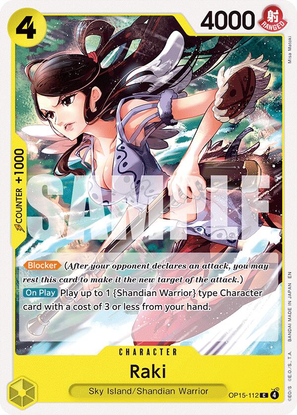 One Piece Card Game: Raki card image
