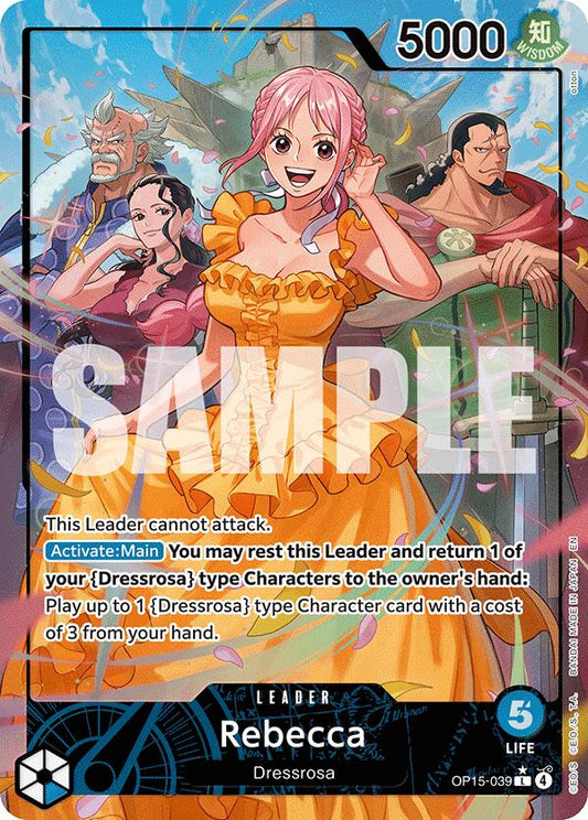 One Piece Card Game: Rebecca (OP15-039) (Alternate Art) card image
