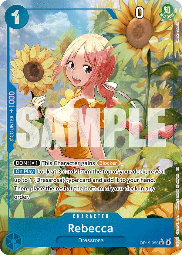 One Piece Card Game: Rebecca (OP15-053) (Alternate Art) card image