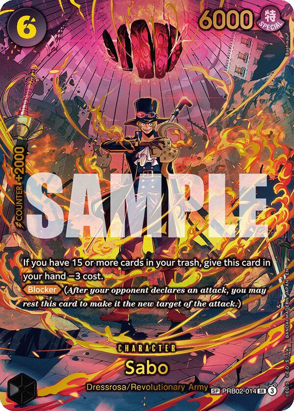 One Piece Card Game: Sabo (PRB02-014) (SP) card image
