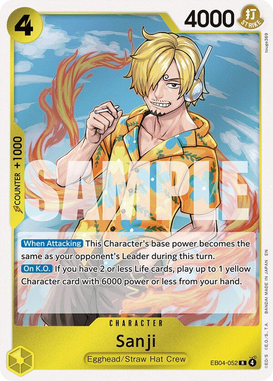 One Piece Card Game: Sanji (EB04-052) card image