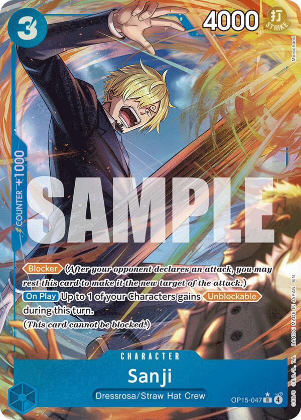 One Piece Card Game: Sanji (OP15-047) (Alternate Art) card image
