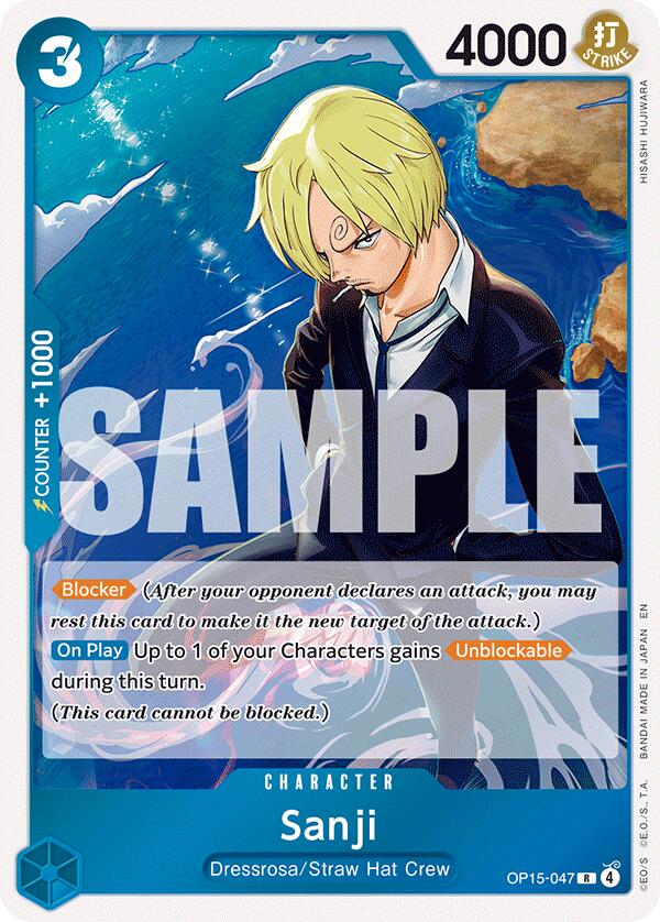 One Piece Card Game: Sanji (OP15-047) card image