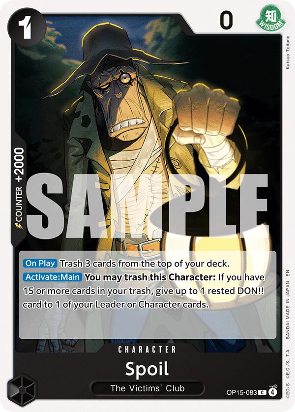 One Piece Card Game: Spoil card image