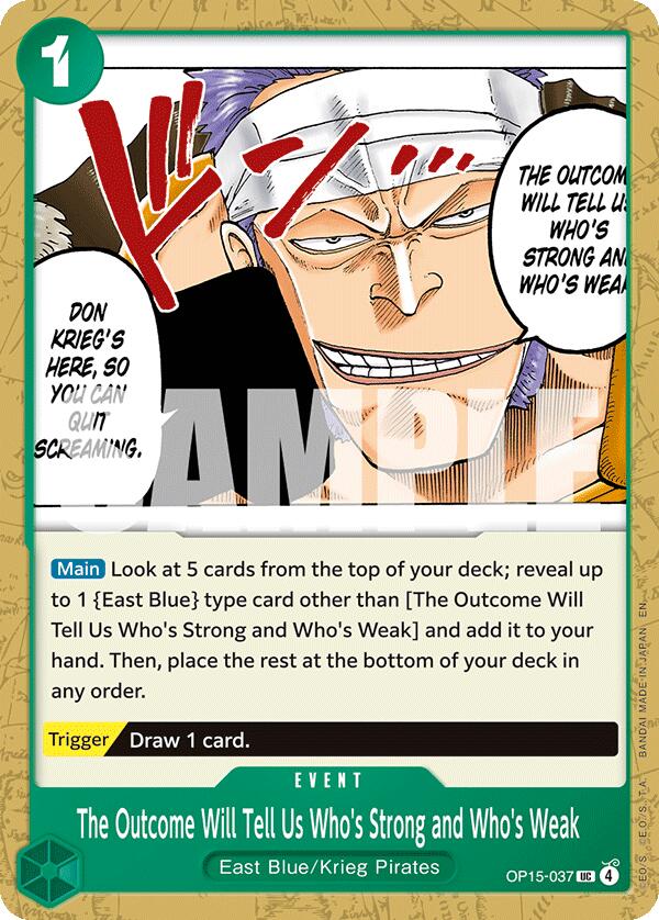 One Piece Card Game: The Outcome Will Tell Us Who's Strong and Who's Weak card image