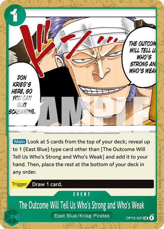 One Piece Card Game: The Outcome Will Tell Us Who's Strong and Who's Weak card image