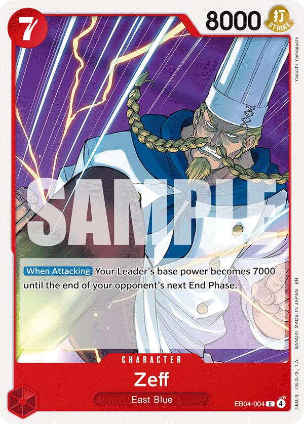 One Piece Card Game: Zeff card image