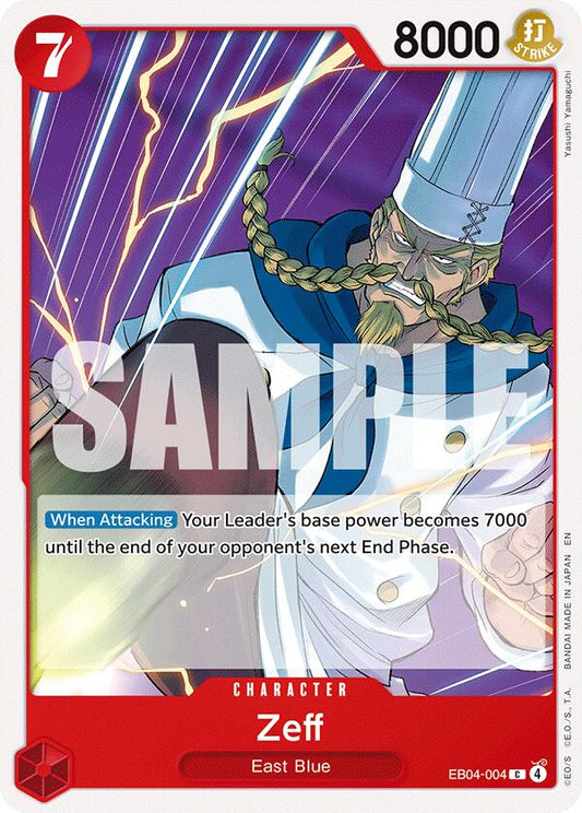 One Piece Card Game: Zeff card image