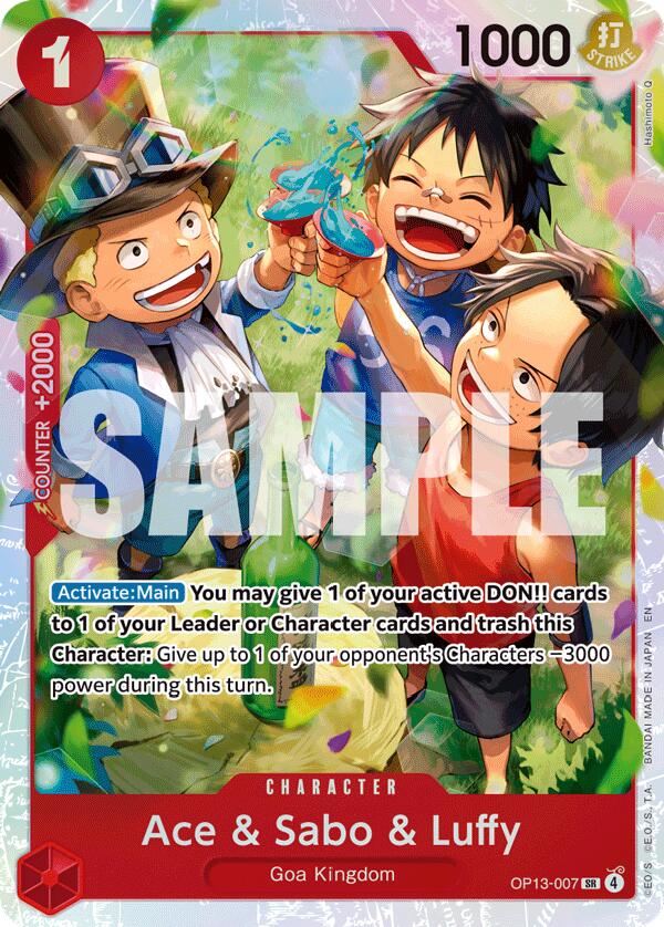 One Piece Card Game: Ace & Sabo & Luffy card image