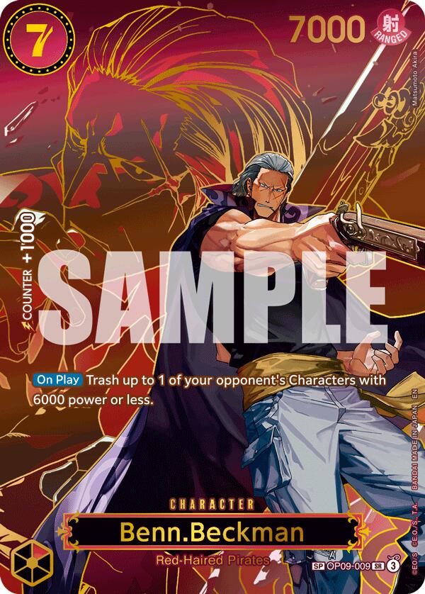 One Piece Card Game: Benn.Beckman (SP) card image