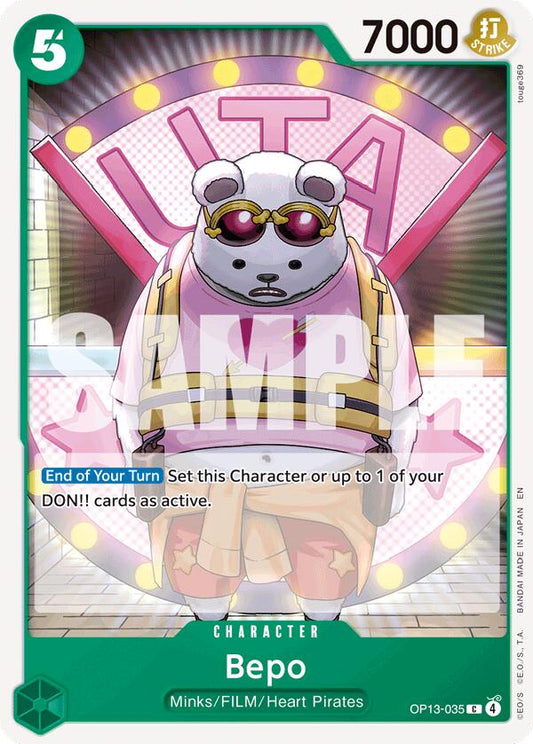 One Piece Card Game: Bepo card image
