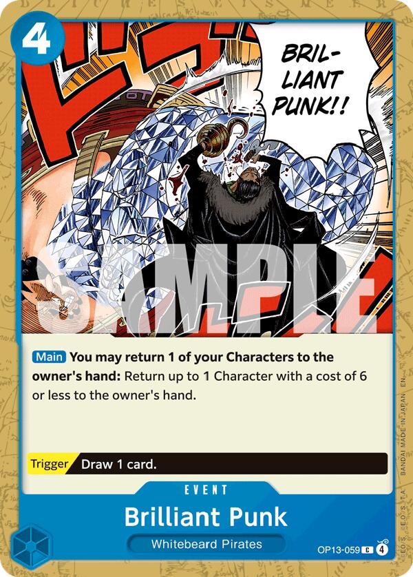 One Piece Card Game: Brilliant Punk card image