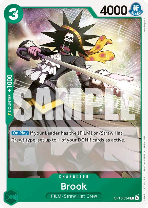 One Piece Card Game: Brook card image