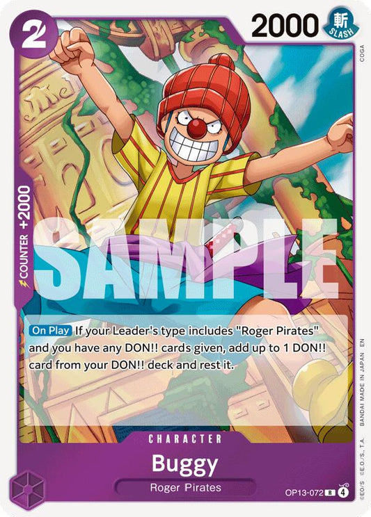 One Piece Card Game: Buggy card image