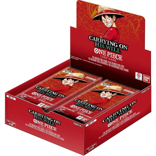 One Piece Card Game: Carrying On His Will Booster Box card image