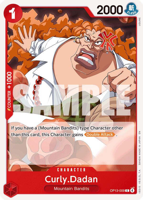 One Piece Card Game: Curly.Dadan card image