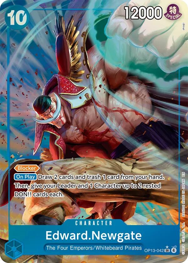 One Piece Card Game: Edward.Newgate (Alternate Art) card image