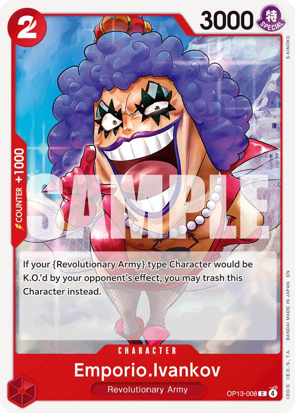 One Piece Card Game: Emporio.Ivankov card image