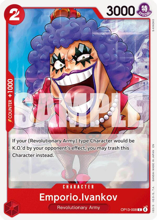 One Piece Card Game: Emporio.Ivankov card image