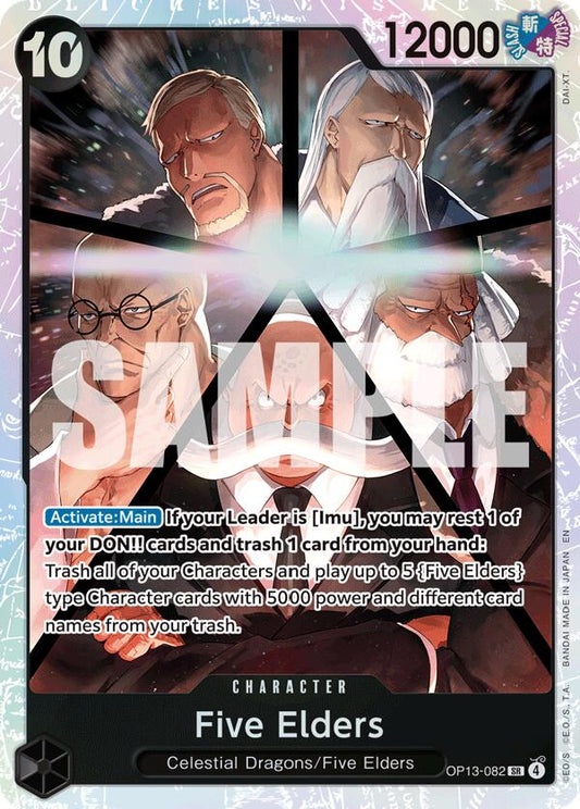 One Piece Card Game: Five Elders card image
