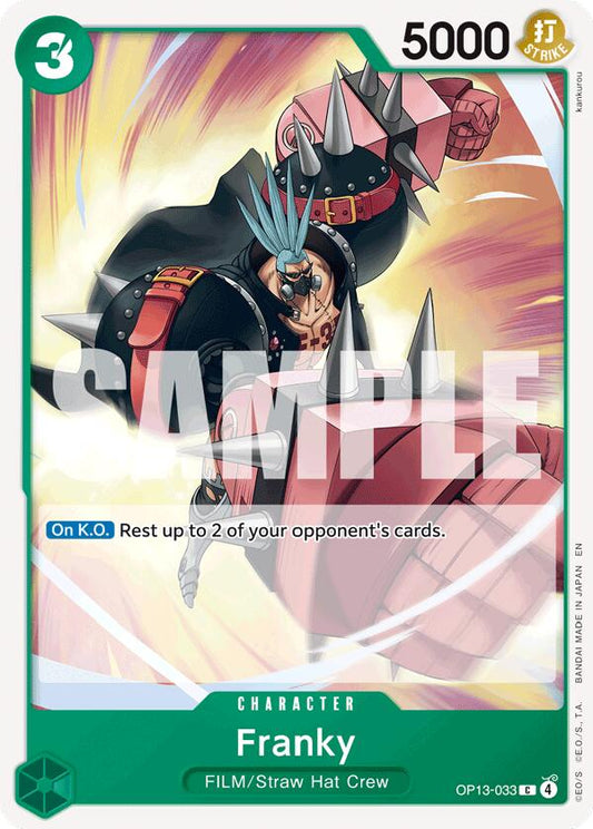 One Piece Card Game: Franky card image